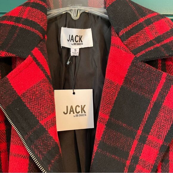 NWT Jack BB Dakota out of the woods plaid jacket sz small - Picture 6 of 9